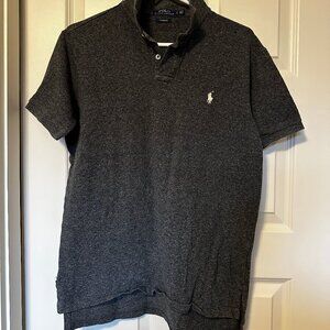 Polo Ralph Lauren Men's Custom Fit Grey Polo Shirt